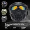 New Skull Riding Goggles Motorbike Mask Windproof Riding Glasses Ski Goggles Retro Mask Outdoor Windscreen Off-road Windscreen