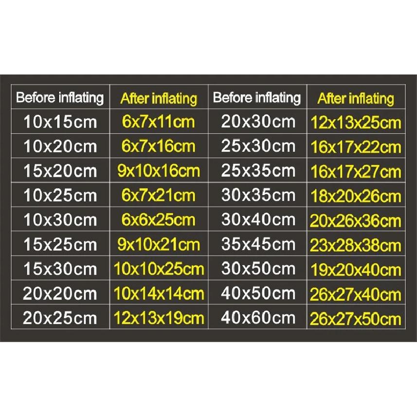 30pcs/Lot Package Buffer Bag Inflatable Air Packaging Bubble Pack Cushion Wrap Bags Air Cushion Bubble Size Pouches Shockproof