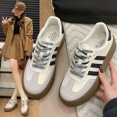 Немецкие кроссовки на платформе, женские, лето 2025, новые, увеличивающие рост, серебристые, повседневные, кроссовки для сноуборда, универсальные, спортивные, маленькие белые туфли