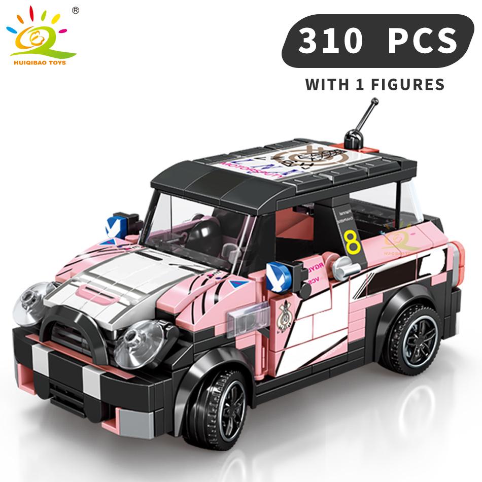 MOC Speed Champions, авто, строительные блоки, гоночный автомобиль с откатом, технические кирпичи, игрушки для детей, игра для мальчиков, подарок