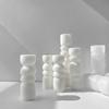 Scented Candle Silicone Mold 3D Pillar Candle Mold for Making Candle Soap Plaster Handcraft Ornament Home Decoration