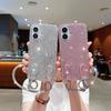 Чехол для мобильного телефона со стразами подходит для Apple 17Promax, с ремешком, iPhone16Pro, высококлассный, роскошный, 15, женские модели.
