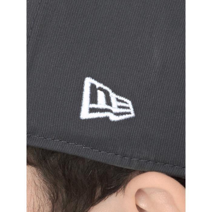 Casquette Enfant - New Era - 9Forty - Graphite-Blanc - Visière arrondie - Style Casual