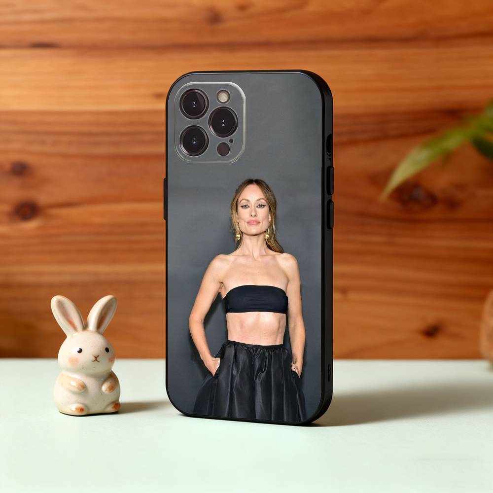 Очаровательный чехол для телефона с Оливией Уайлд для iPhone17,16,15,14,13,12Plus,Pro Max,XS,5G, мягкий силиконовый, черный