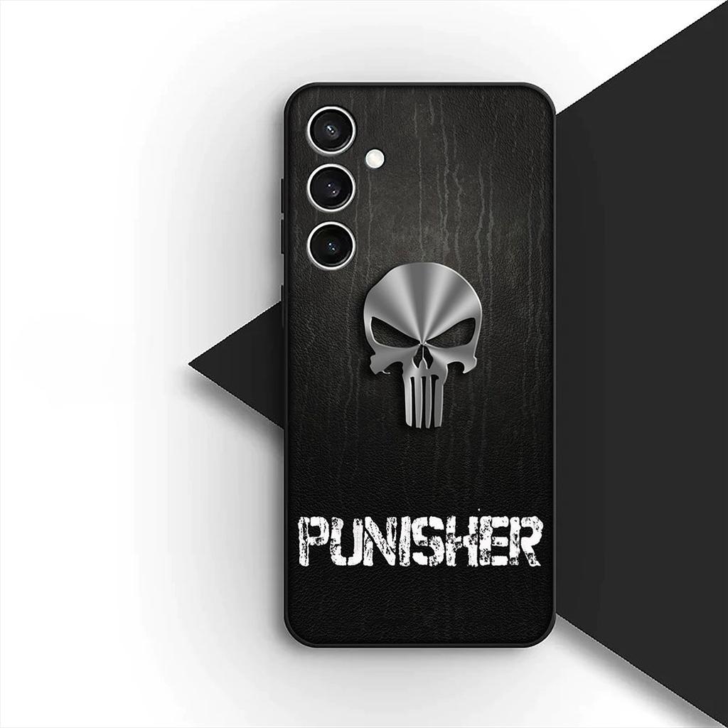 Protective Cover for Xiaomi Redmi Note 12 11 10 A3 Pro 10A 10C 12C Note12 5G 4G Casing Phone Case The Punisher Marvel Skull