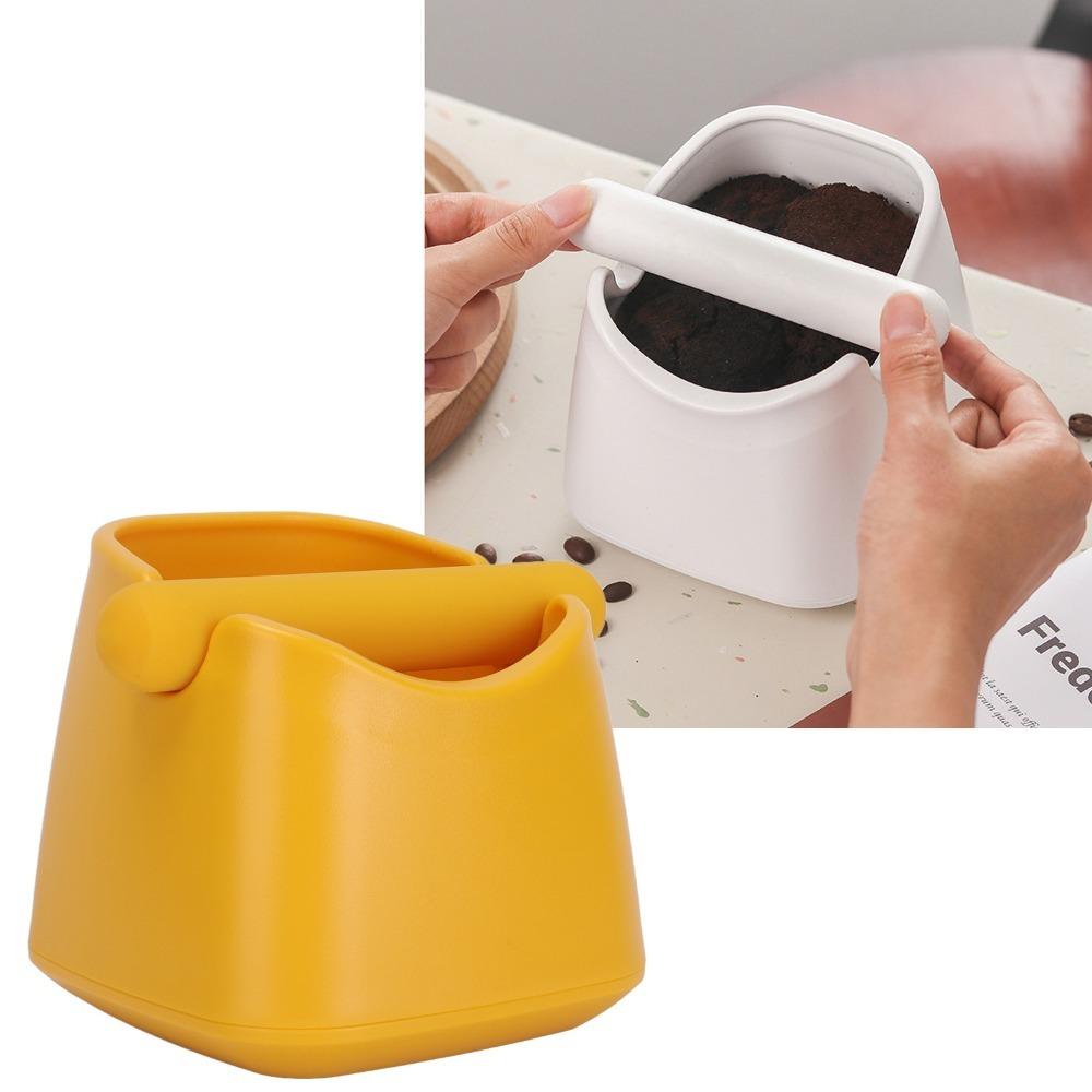 Removable Knock Bar Coffee Knock Bin Rubber Bar Espresso Grounds Container Home Coffee Station