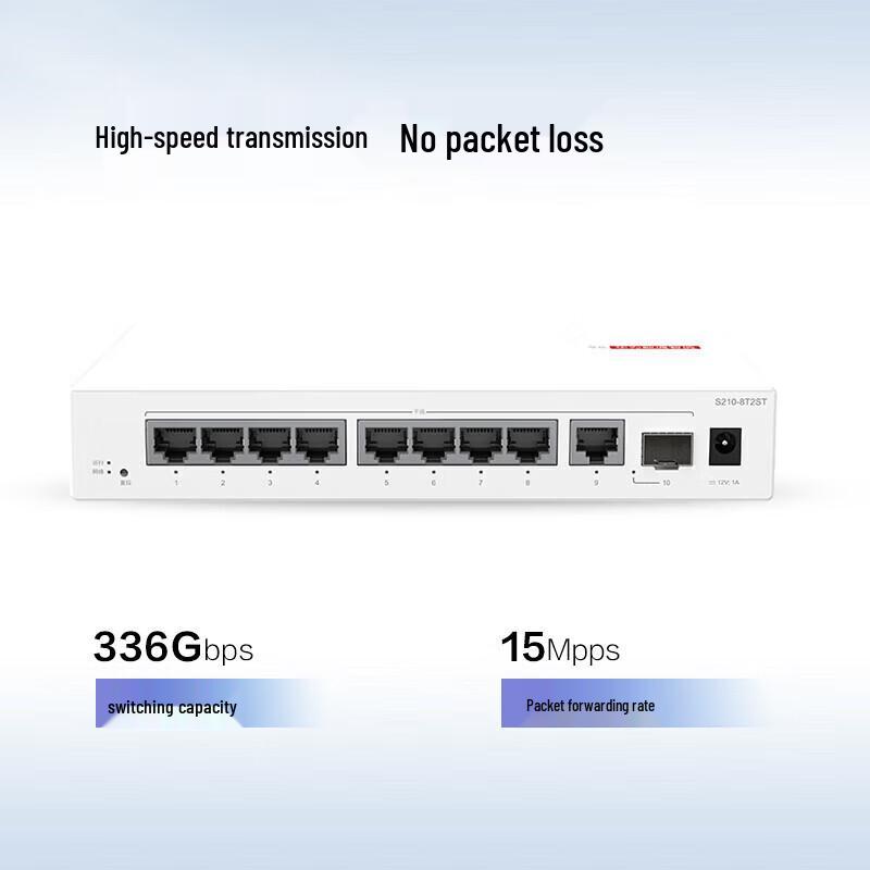 Huawei S210-8T2ST Gigabit Managed Network Switch