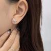 Серьги-бантики с бриллиантами, маленькие, легкие и роскошные, слегка инкрустированные, нежные серьги в стиле Niche Design, новый стиль