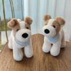 Cute Fox Terrier Doll Plush Toy Puppy Dog Doll Children's Accompaniment Soothing Pillow Muppet Doll