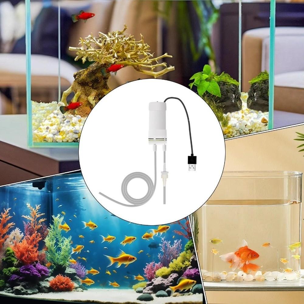 with Filter Fish Tank Water Changer Self Priming Water Pump Freshwater Saltwater Tanks