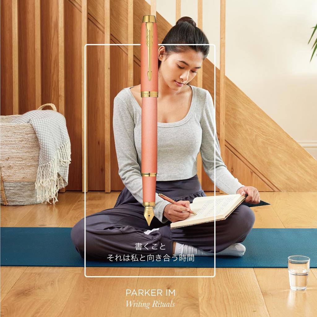 PARKER Ballpoint Pen IM Writing Rituals Parker IM Blue CT Medium Point Gift Box Gift Luxury Official Regular Imported Product 2203931 Oil-based