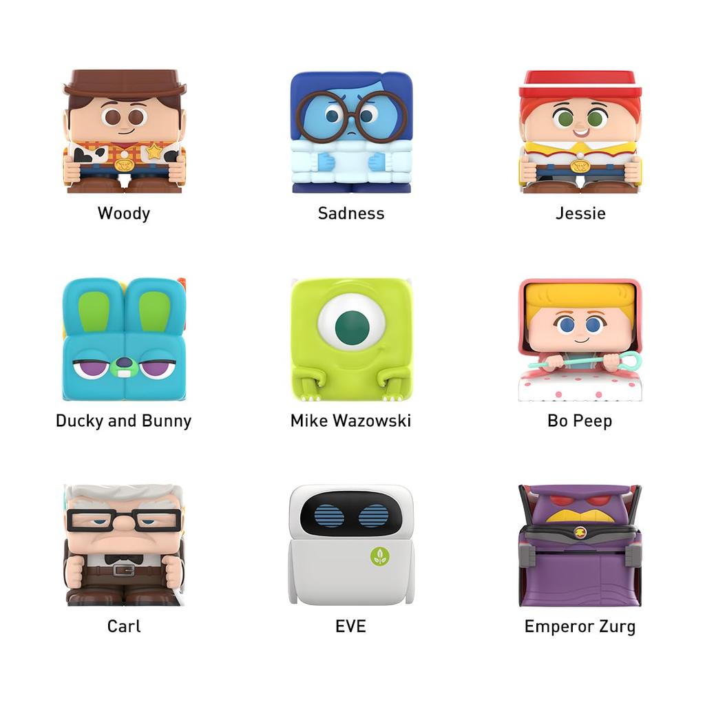 POP MART POP Series Pop Mart Gachapon Blind Box Figure Plastic Model Premium Toy Soft Vinyl Original Character Birthday Gift Disney/Pixar CUBE-2 [1