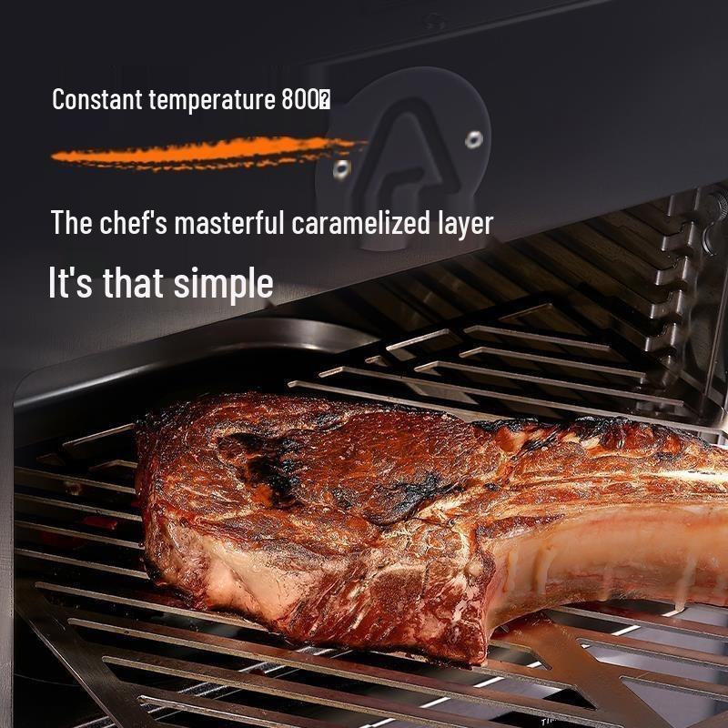 M Anpai Коммерческая электрическая высокотемпературная печь для стейков и лапши - Полностью автоматическая машина для гриля