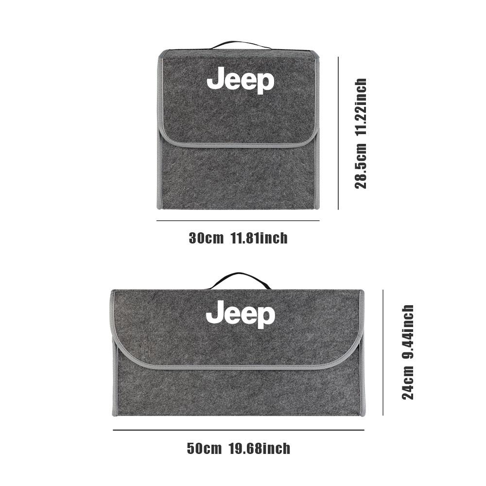 Car Folding Storage Box Large Capacity Trunk Key Organizer Tools For JEEP Grand Cherokee Renegade Wrangler Compass Accessories AKN1