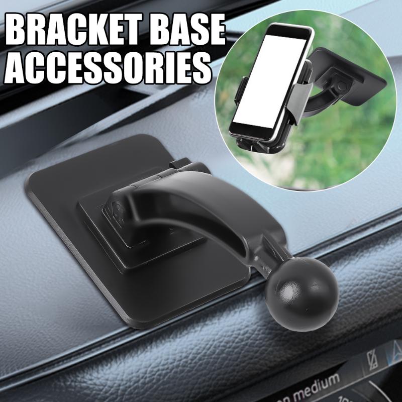 17mm Ball Head Base Universal Sticky Car Phone Holder 360° Rotation Dashboard Cell Phone Stand for IPhone 14 Xiaomi Accessories