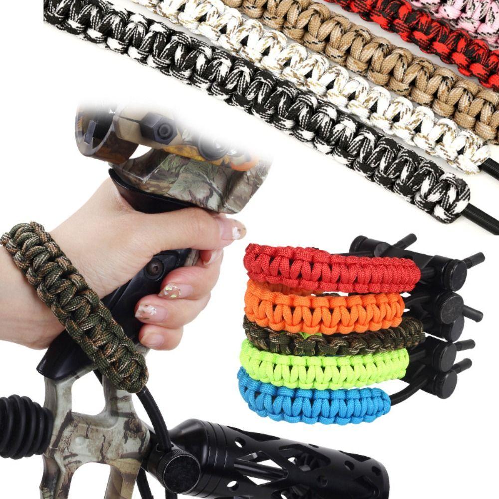 Sling Arrow Bow Wrist Bow Handle Sling Braided Parachute Cord Arrow Wrist Sling Compound Bow Wrist