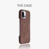 Магнитный Жесткий Чехол из Кожи Ягненка с Защитой от Падения для OnePlus 13T/Ace 6