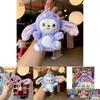 Плюшевый брелок Stitch с кольцом для ключей для украшения рюкзака и коллекционеров