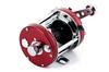 AbuGarcia Ambassador 6501CS Rocket Red Counterbalance Handle Basket Fishing Round Reel Lefthanded