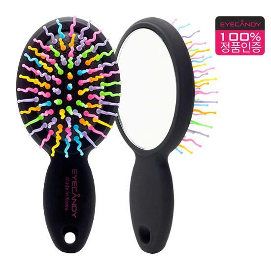 Eye Candy Rainbow Volume S Brush Mini Black, Korean Cosmetics