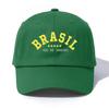 1 шт. Бейсболка с принтом BRASIL для взрослых, Минималистичный ретро-стиль, Повседневная, Мягкая, Регулируемая, Кепка «Папа», Идеально в качестве подарка