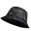Camouflage Bucket Hat Panama Black Hiking Climbing Fisherman Hat Summer Hip Hop Street Trendy Breathable Sun Hat