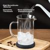French Press Pot, Thickened Heat-Resistant Hand-Brewed Coffee Filter Glass Cold Brew Pot, Large Capacity 700ml