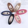 Головной убор для девочек Эллипс Подарки Аксессуары для волос Корейский стиль Шпилька для волос Зажим для волос Матовый пружинный зажим