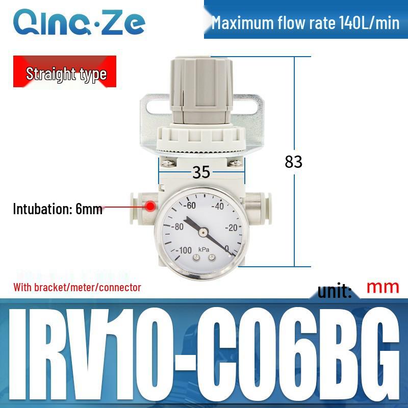 IRV Vacuum C06: Negative Pressure C08 Valve, LC10 Regulating Valve, 20 Limit Valve, BG Pressure Stabilizer