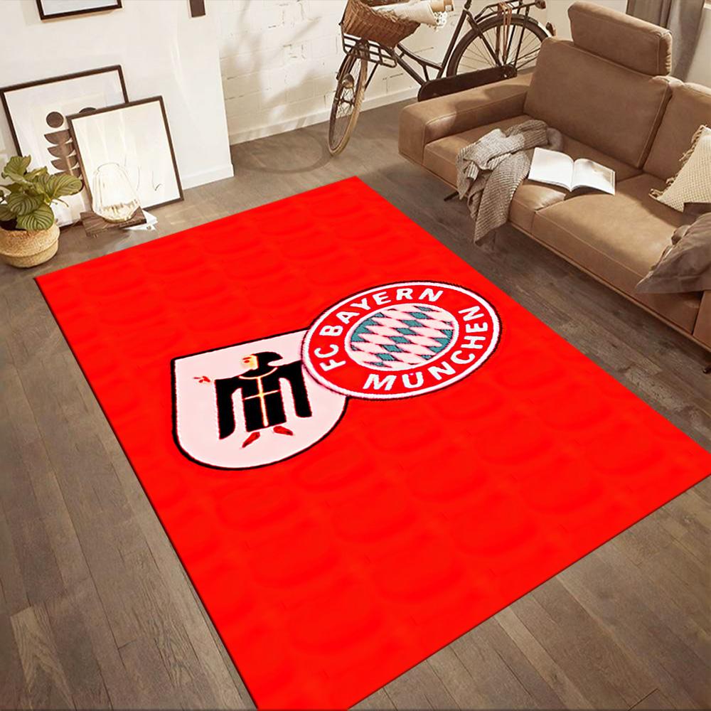 Bayern Munich Carpet Perfect for Study room Bedrooms Playrooms Dining Room Anti-slip Rug Decorate Offices Best for Christmas
