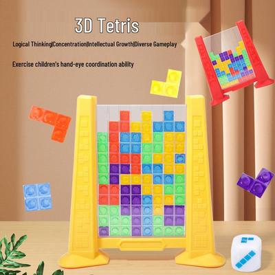 3D Тетрис Развивающие Пазлы для Детей 5-8 лет – Веселая Игра на Мышление для Мальчиков и Девочек