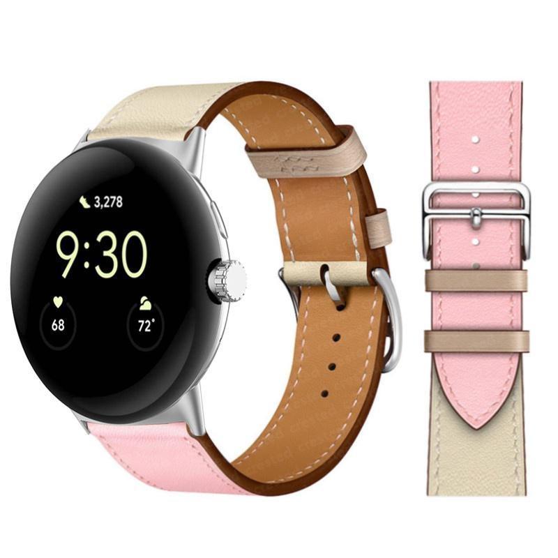 Кожаный ремешок для Google Pixel Watch Pixel Watch 2 Сменный ремешок для умных часов Браслет на запястье Браслеты Аксессуары для Pixel Watch