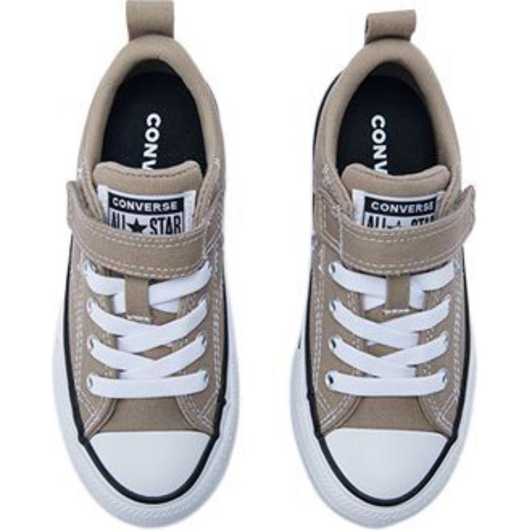 Converse Chuck Taylor All Star EasyOn Low PS Malden Street - Vintage Cargo Kids Sneakers Tan White Black A10764C
