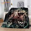 29 Style Kratos God of War Games Cartoon Blanket,Soft Throw Blanket for Home Bedroom Bed Sofa Picnic Travel Office Cover Gifts