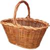 Panier en osier - EDM - Multicolore - 45 x 30 x 23 cm - Fibre naturelle - Rangement adulte
