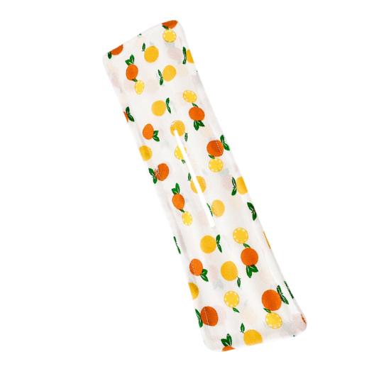 Yousheng Заколка для пучка волос с фруктовым узором, приспособление для создания пучка, простое в использовании, универсальный инструмент для укладки волос, аксессуар для пучка из длинных волос