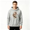 Men's Wolf Mountain Print Pullover Hoodie Casual Long Sleeve Sweatshirt for Men