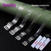 Adjustable Anti-Slip Transparent Frosted Invisible Bra and Shoulder Straps