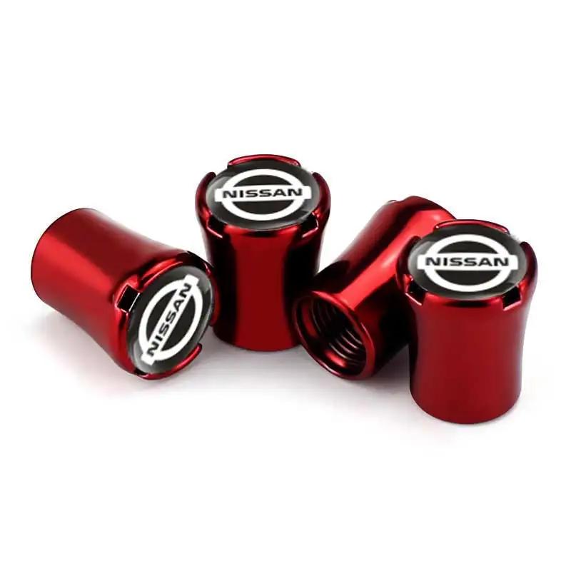 Car Wheel Tire Valve Stems Cap Covers for Nissan Navara 350Z 370Z Altima Juke Livina NV200 Sylphy Micra X-Trail Rogue Styling