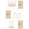 Disposable Cup Dispenser Paper Cup Holder Storage Rack Punching Free for Home