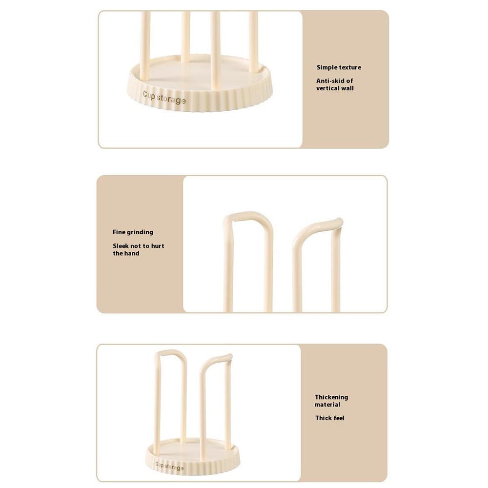 Disposable Cup Dispenser Paper Cup Holder Storage Rack Punching Free for Home