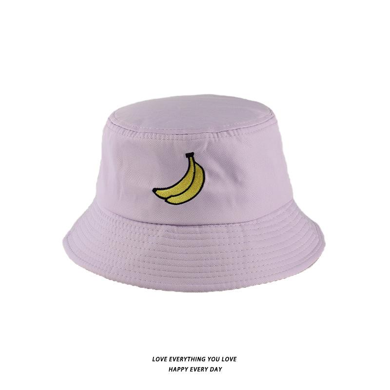 Bucket Hats Men And Women Skull Embroidered Fisherman Hat, Single-Sided Black Street Fashion Foldable Sunhat