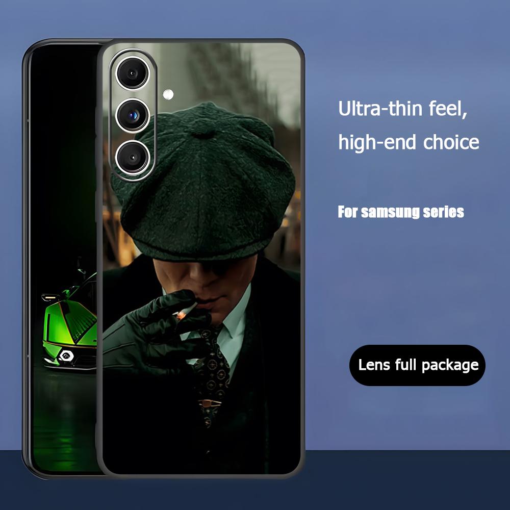 Peaky B-Blinders T-Tommy Hot Phone Case For Samsung Galaxy S25 S24 S23 S22 S21 S20 Plus Ultra Note20 Soft Black