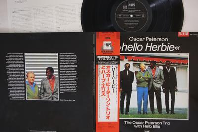 Виниловая пластинка OSCAR PETERSON, HERB ELLIS - Hello Herbie 23MJ3425PROMO MPS 1984 Япония Obi Джаз Б/у