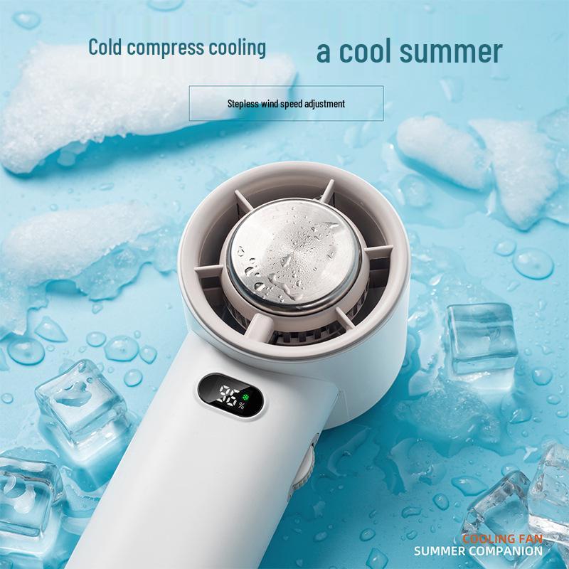 New Compact High-Speed Handheld Cooling Fan with USB for Outdoor Use