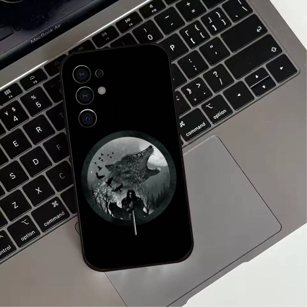 W-Зима Идет S-Stark-ES Чехол Для Телефона Для Samsung S25,S24,S21,S22,S23,S30,Ultra,S20,Plus,Fe,Lite,Note,10,9,5G Черный Чехол