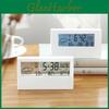 Black Humidity Alarm Clock Indoor Temperature Lcd Screen