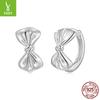 Elegant Princess Bow Earrings, Classic Design S925 Sterling Silver Earrings