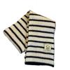 Fashion Cute Minimalist Stripe Children's Scarf Winter Baby Neck Guards Scarves Boys Girls Knitted Thick Warm Collar Shawl Wraps