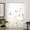 Бабочки, цветы и цветы, прозрачные шторы для детской спальни, гостиной, вуаль, занавески на окна, тюль, занавески